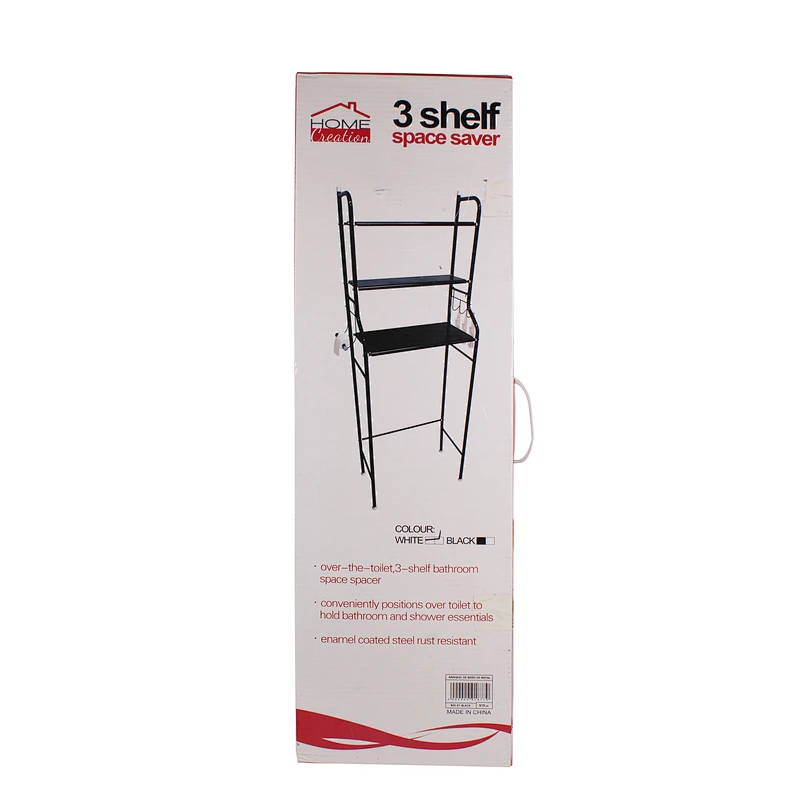3 SHELF BATHROOM SPACE SPACER