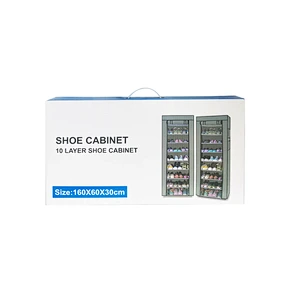 10 TIE SHOE CABINET
