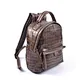 Crocodile Pattern Mini Leather Backpack