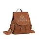 Vintage backpack with silver studs