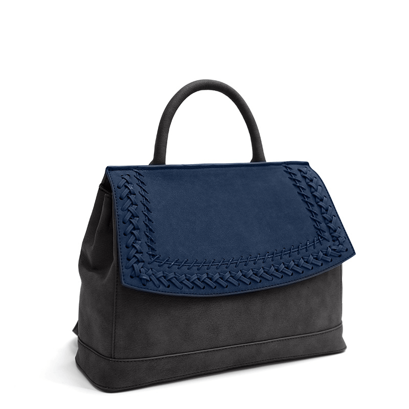 Ladies' Fashion laptop briefcase bag with woven decoration
