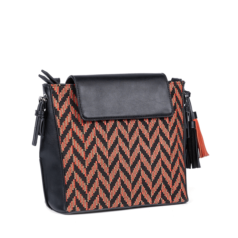 Ladies Fabric Bags Crossbody Bag With Tassels