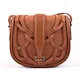 Laser-cut Pattern Leather Boho Crossbody Bag