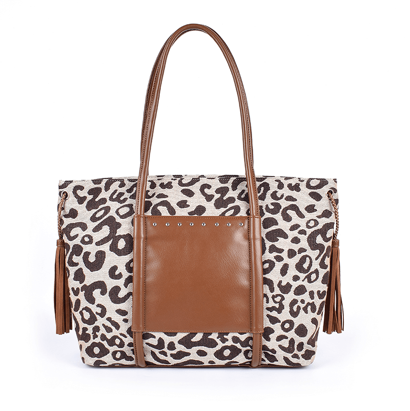 Printed Canvas Tote Bag