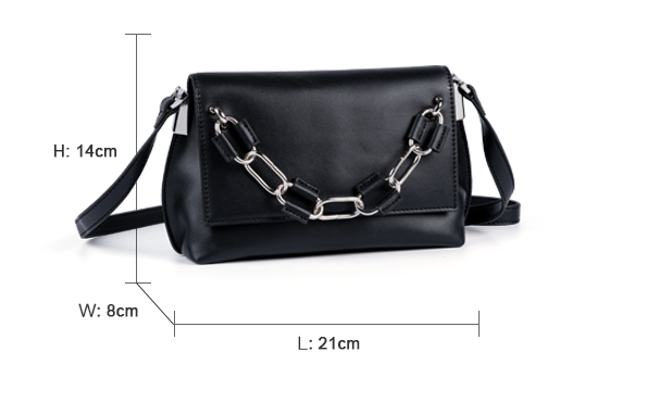 Ladies Cross Body Bag With Metal Chain suppliers