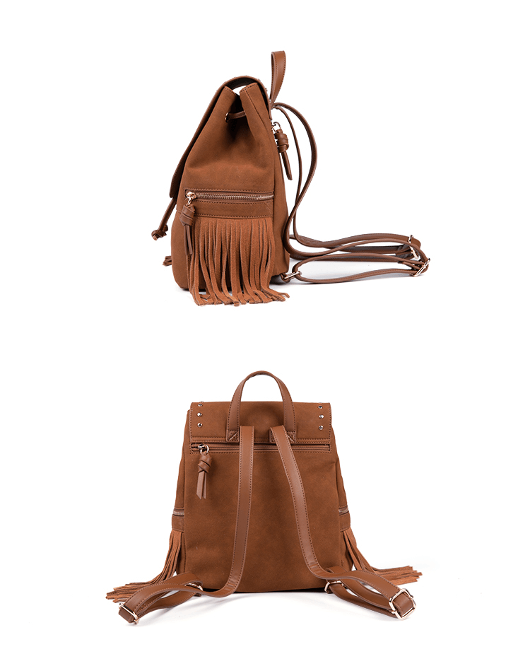 Vintage backpack with silver studs suppliers