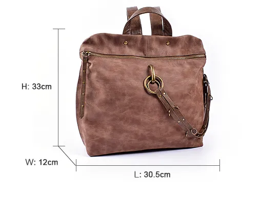 Fashion PU Leather Backpack
