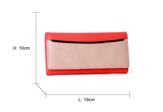 Spliced Leather Long Wallet suppliers
