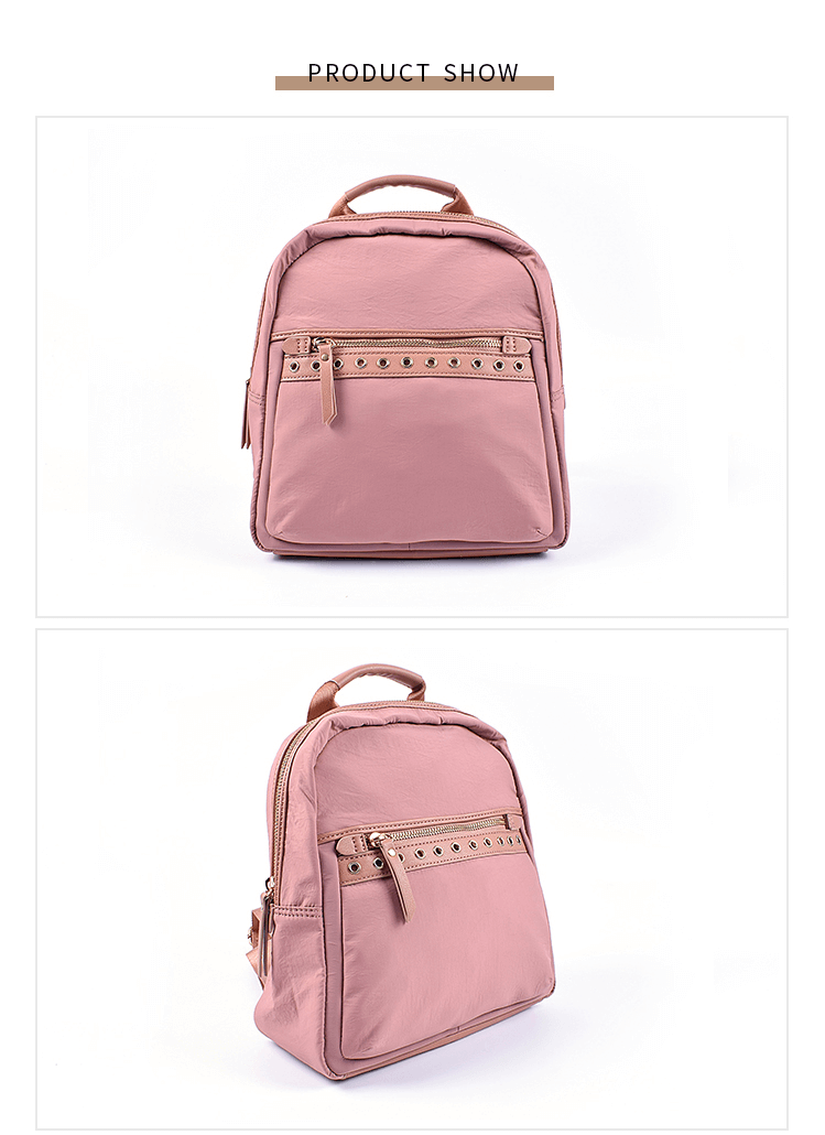 Pink Nylon Backpack suppliers
