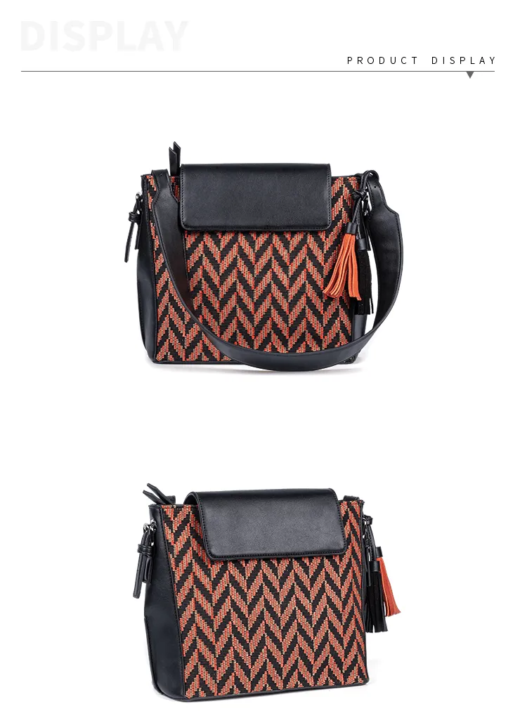 Ladies Fabric Bags Crossbody Bag With Tassels suppliers