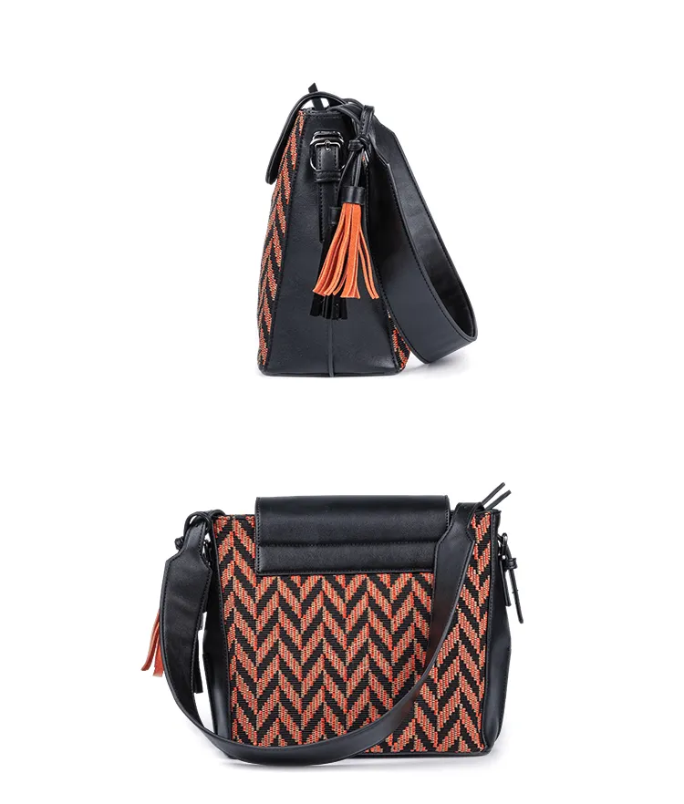 Ladies Fabric Bags Crossbody Bag With Tassels suppliers