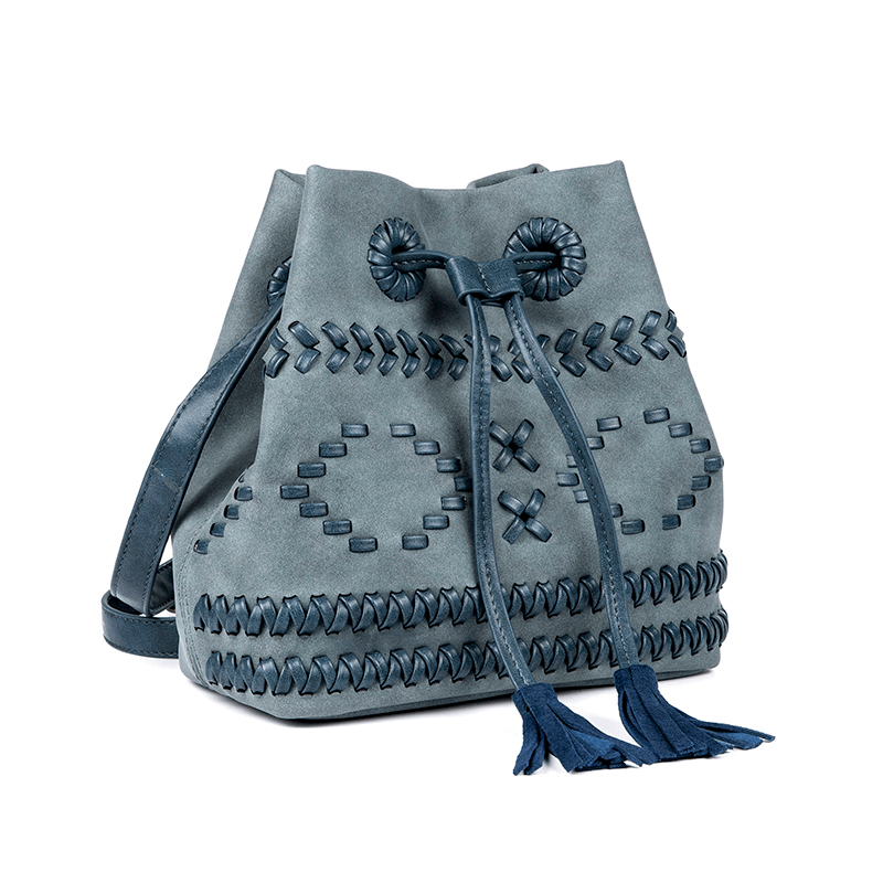 leather crossbody bucket bag suppliers