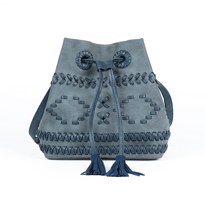 leather crossbody bucket bag suppliers