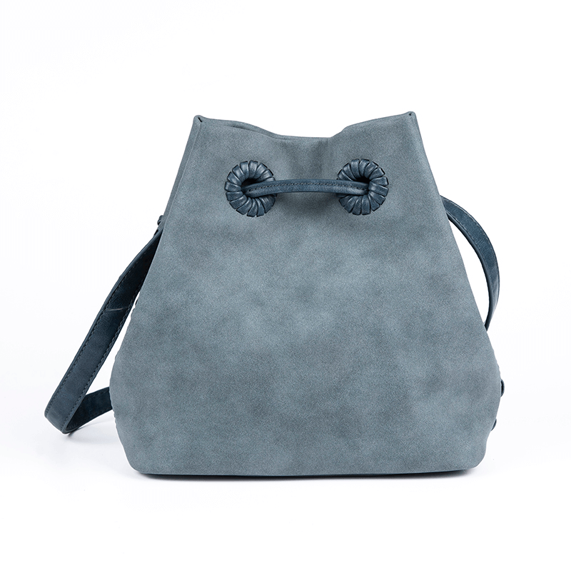 leather crossbody bucket bag suppliers