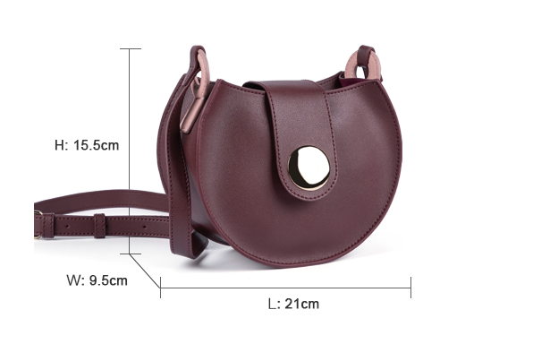 Burgundy Crossbody Saddle Bag suppliers