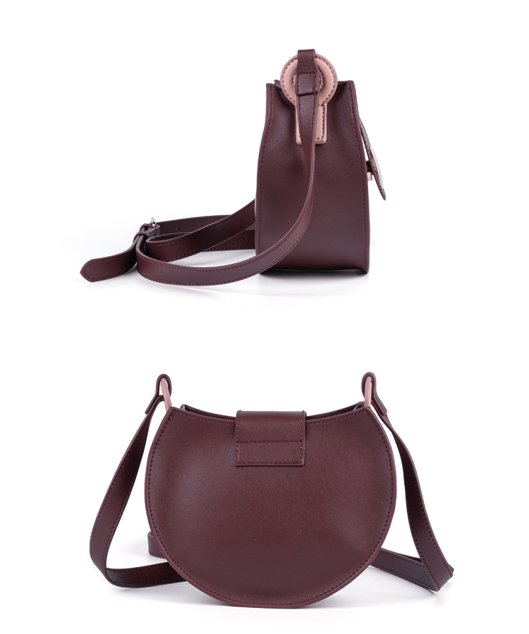 Burgundy Crossbody Saddle Bag suppliers