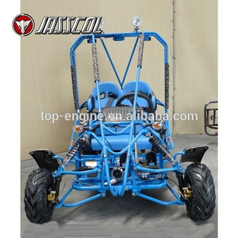 China wholesale cool boy 2 seat electric start 110CC mini cheap gas go karts for kids
