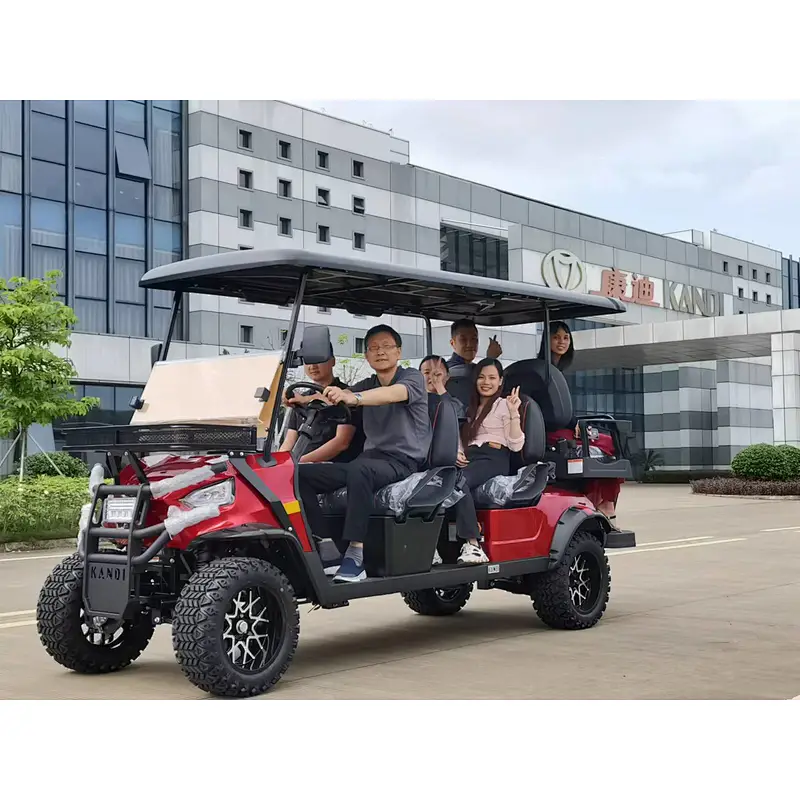5000W high power motor electrical Rechargeable golf carts Convertible sightseeing car 6 seats