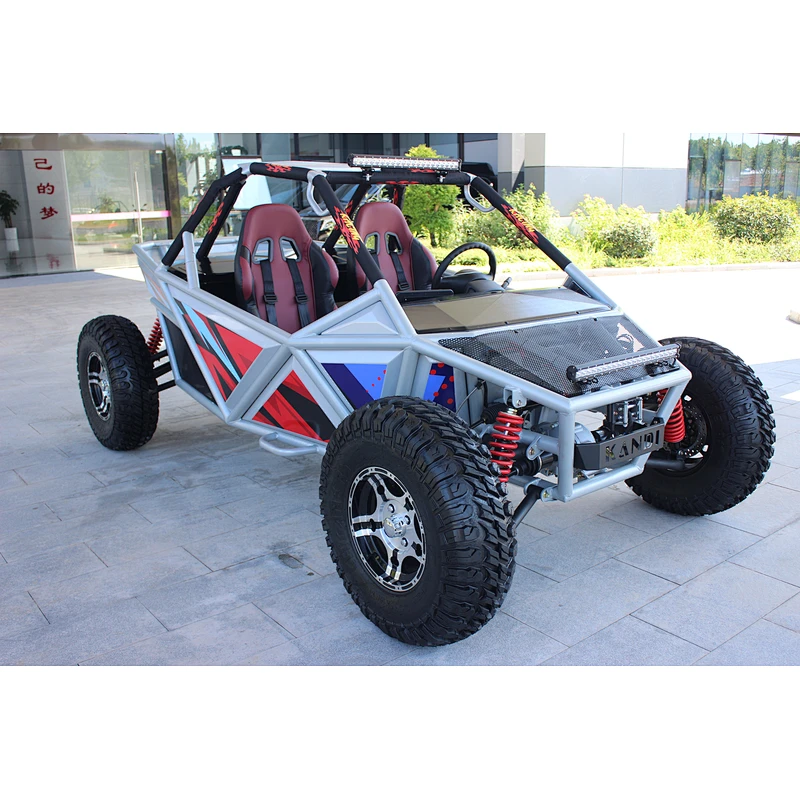 Kandi Electric Dune Buggy Adult 4*4 Go Kart 4 Wheel Electric Car 21KW Lithium Battery double motor