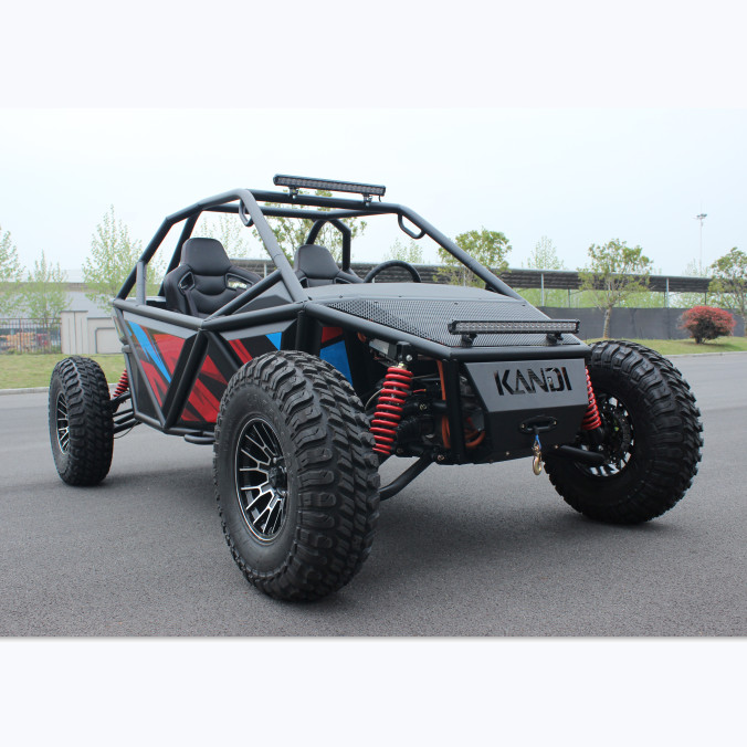 Kandi Electric Dune Buggy Adult 4*4 Go Kart 4 Wheel Electric Car 21KW Lithium Battery double motor