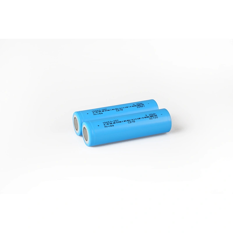 Rechargeable Cylindrical Lithium Battery Cells 4.2V Discharge ICR18650 25C 2500mAh Li-ion Cell