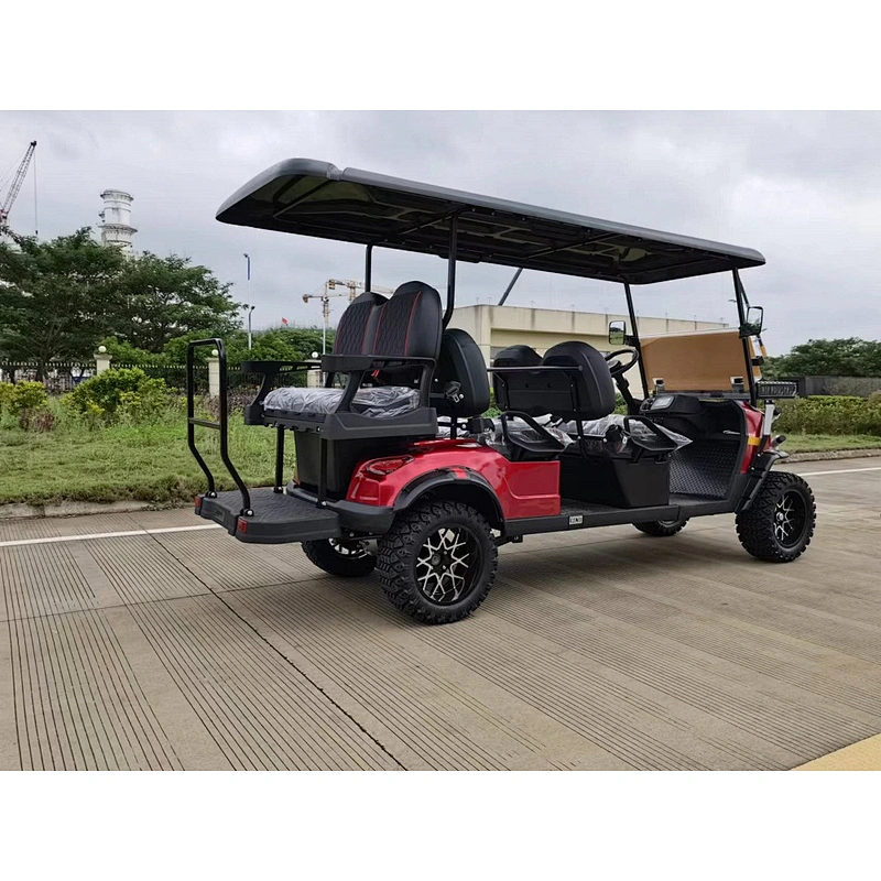 5000W high power motor electrical Rechargeable golf carts Convertible sightseeing car 6 seats