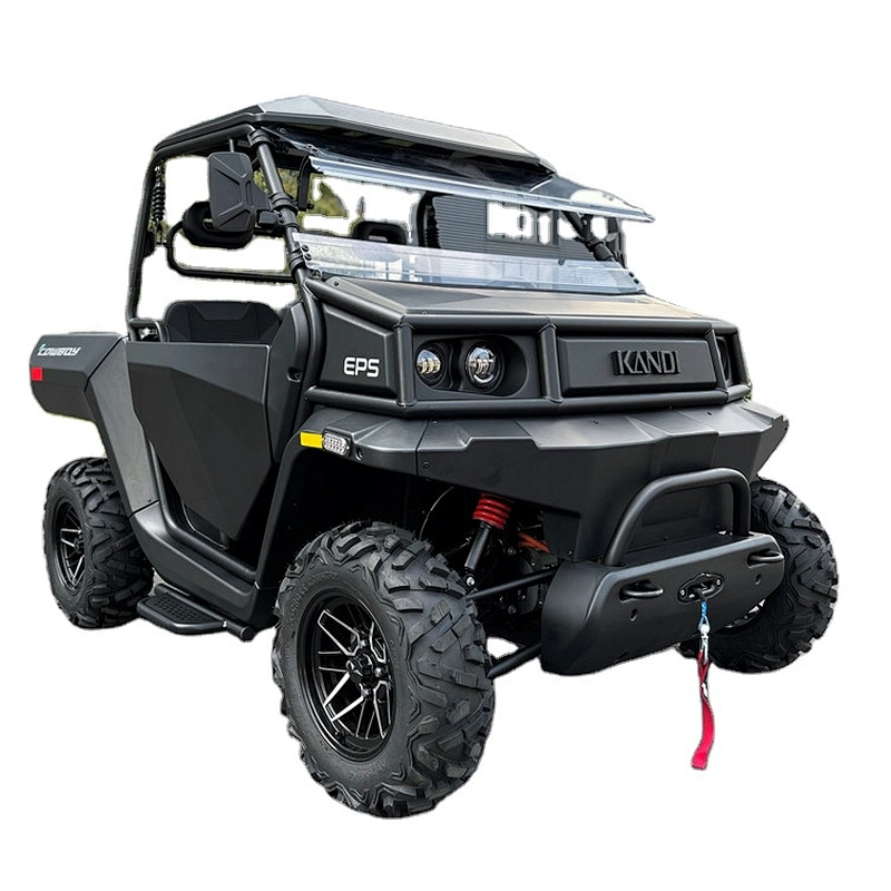 Electric UTV 20kw 72V double motor 4wd utility lithium battery  powered farm UTV for adult