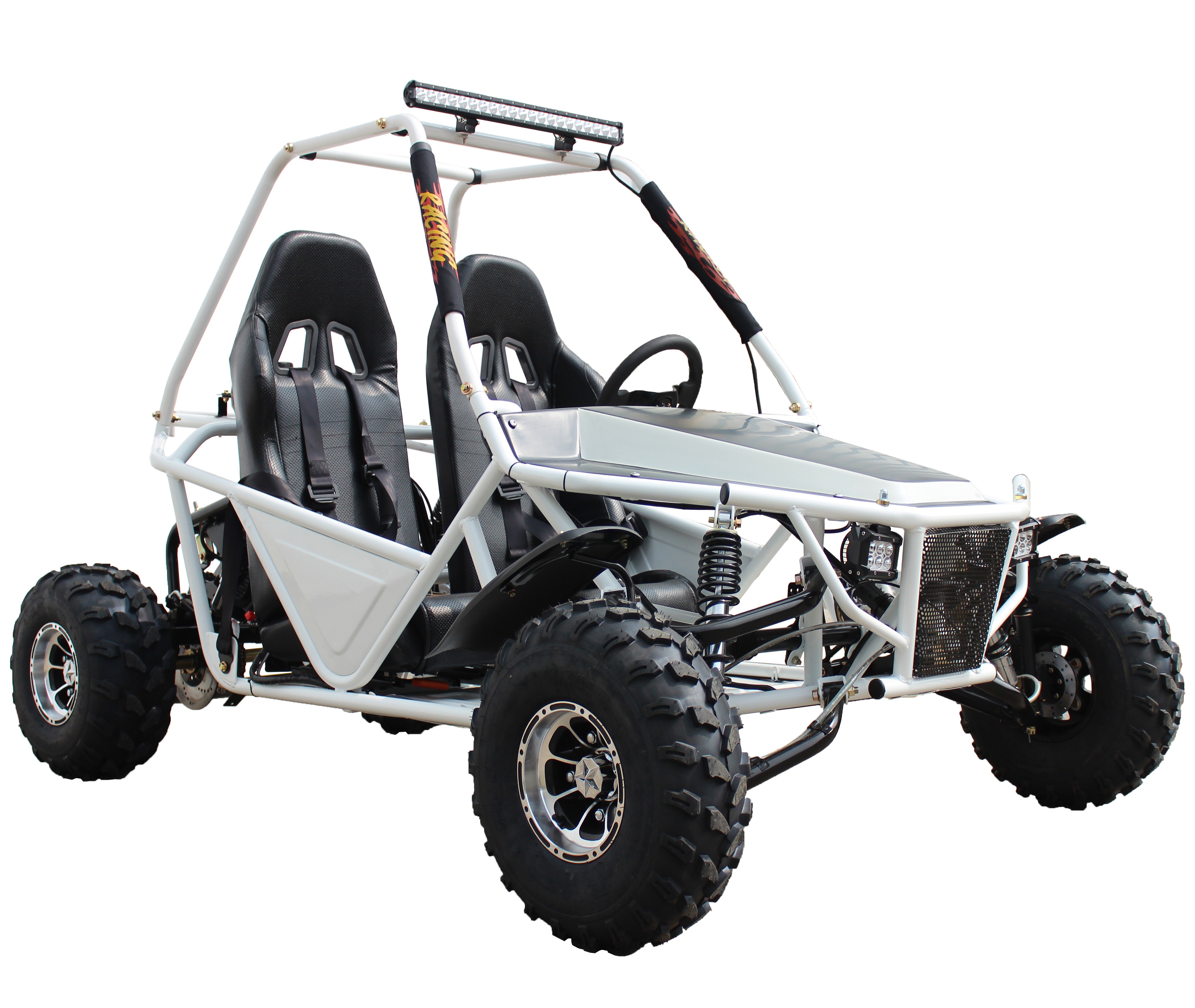 High power beach car gas double seat adults go kart 200 cc