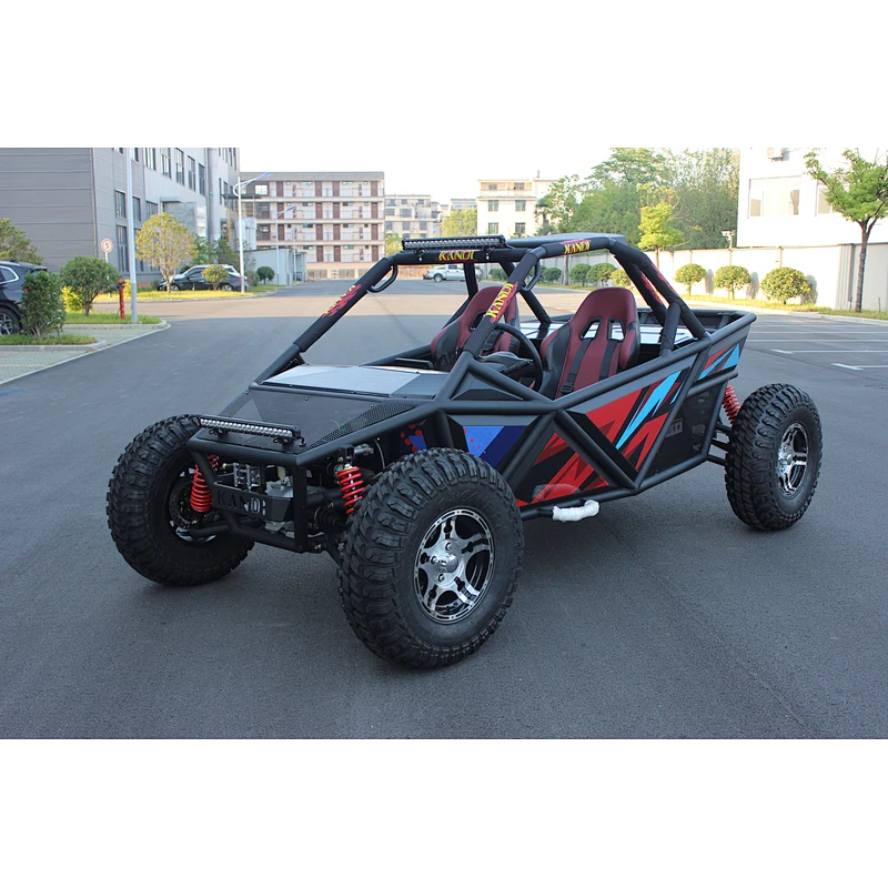 Kandi Electric Dune Buggy Adult 4*4 Go Kart 4 Wheel Electric Car 21KW Lithium Battery double motor
