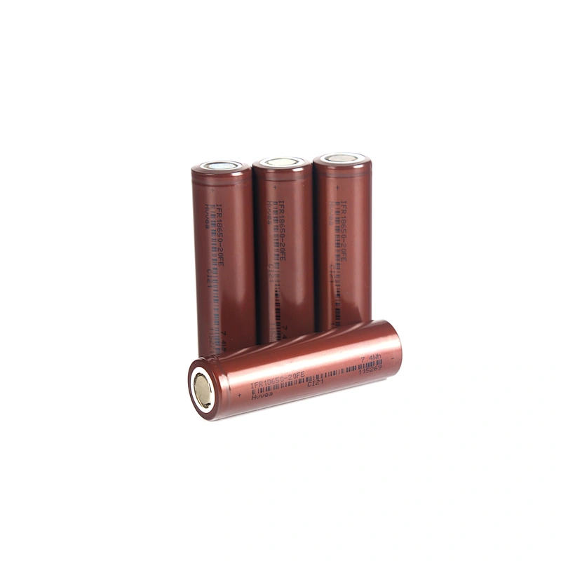 Electric Scooter Cylindrical Lithium Battery Cells 3.2V Discharge Ifr18650 20fe 2000mAh Li-ion Cell