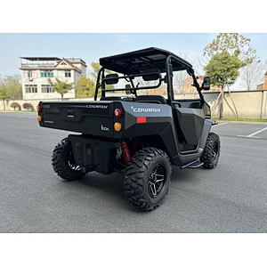 Electric UTV 20kw 72V double motor 4wd utility lithium battery  powered farm UTV for adult
