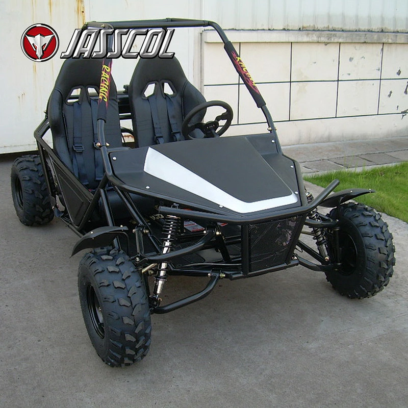 High power beach car gas double seat adults go kart 200 cc