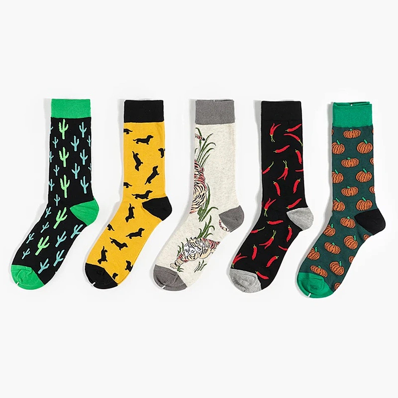 Custom made size fashion socks men high quality