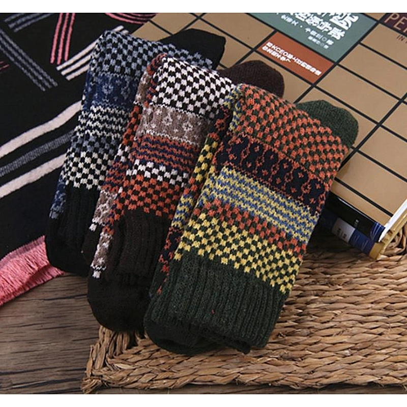 New men's rabbit wool socks men's socks factory wholesale socks