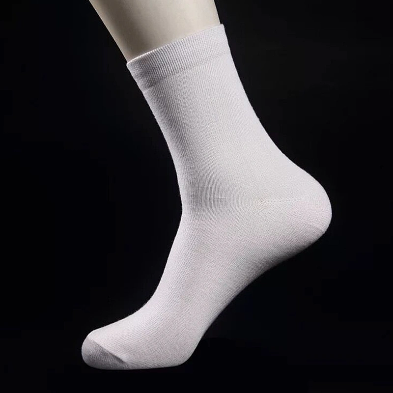 Custom dress combed cotton socks men