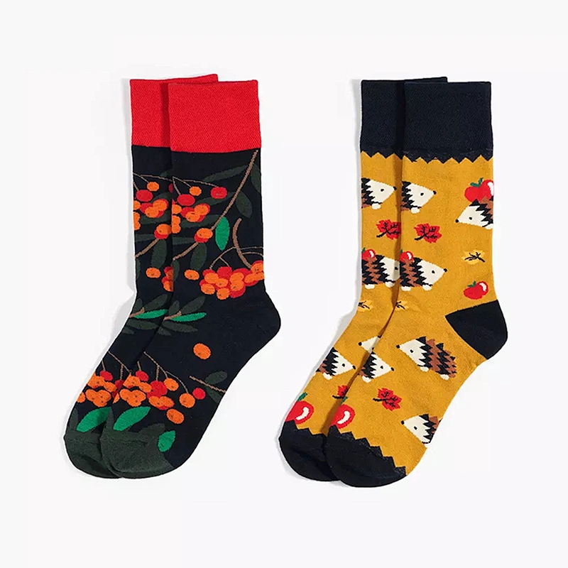 Colour Men Cotton Socks Casual Fashion Socks