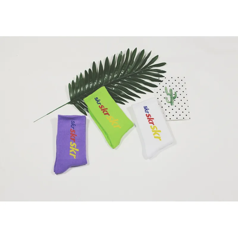 Harajuku sports skr hip hop tube cotton skateboard long socks