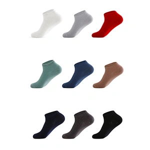 Fashion cotton boat socks Antibacterial and deodorant casual men's socks Sweat breathable business socks