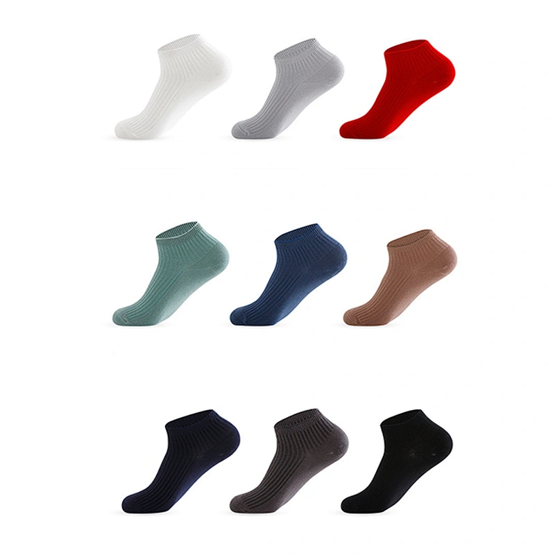 Fashion cotton boat socks Antibacterial and deodorant casual men's socks Sweat breathable business socks