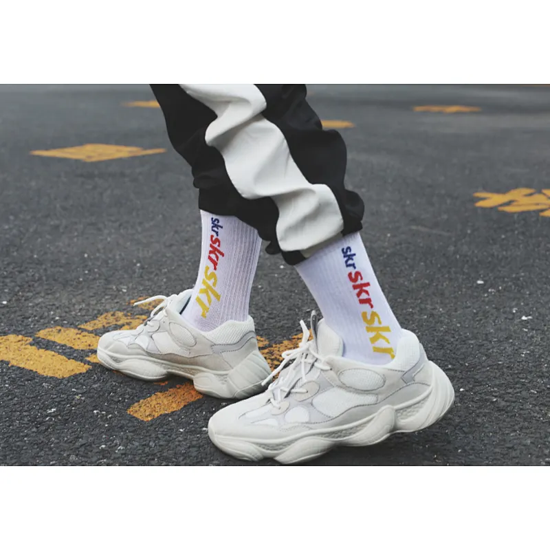 Harajuku sports skr hip hop tube cotton skateboard long socks