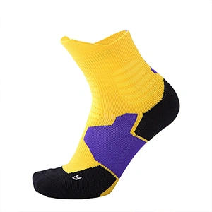 Non-slip breathable sweat-absorbent sports socks basketball socks thickened towel bottom tube socks