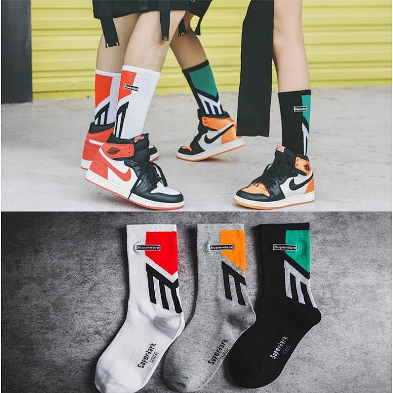 Street hip hop socks stockings cotton socks high sports socks