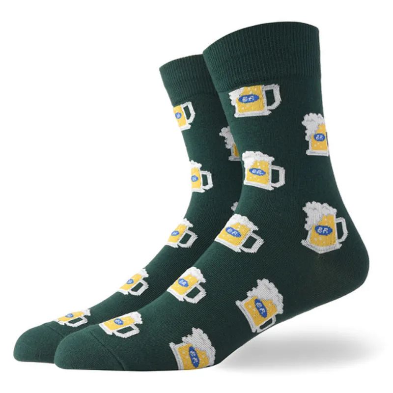 New mens fashion crazy tube fresh food French fries socks