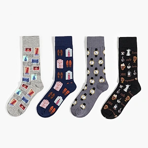 Custom made size fashion socks men high quality