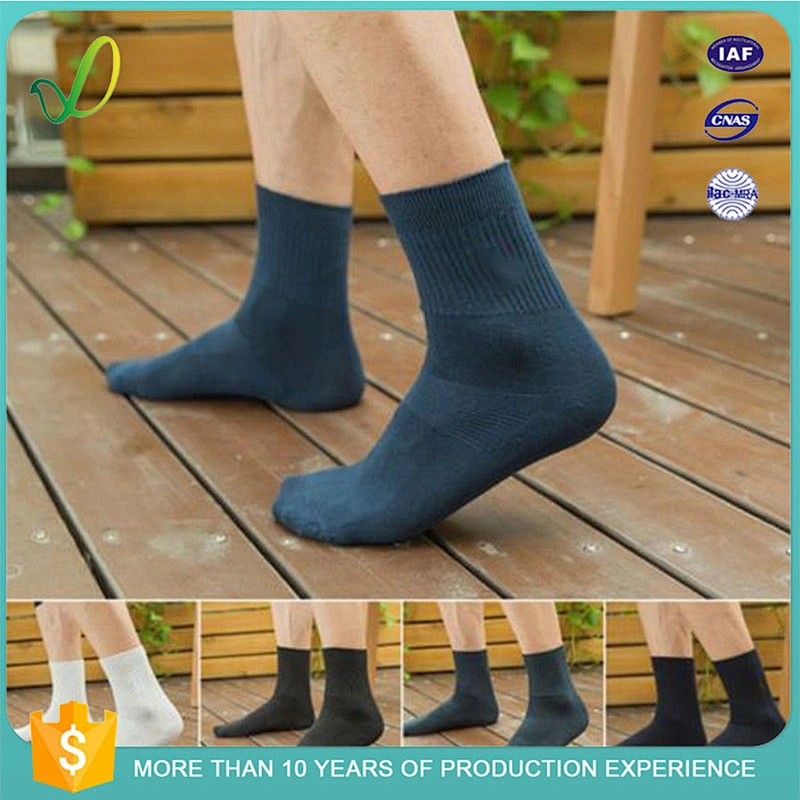 Custom dress sock black 100% antibacterial bamboo fiber socks men