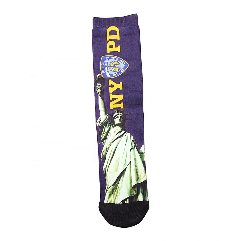 Custom design print socks dye sublimated designer socks wholesale