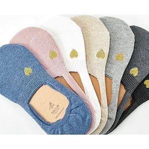 Socks women cotton design fashion no show socks women invisible socks
