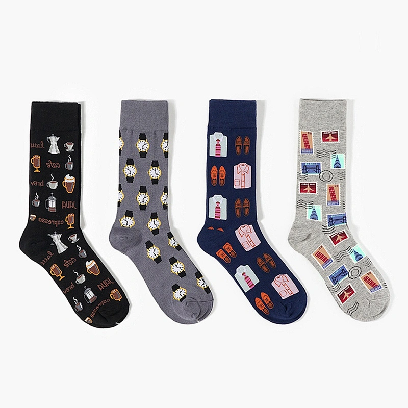 Custom made size fashion socks men high quality