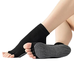 Yoga five finger socks professional slip open toes yoga socks dance sports anti-slip socks