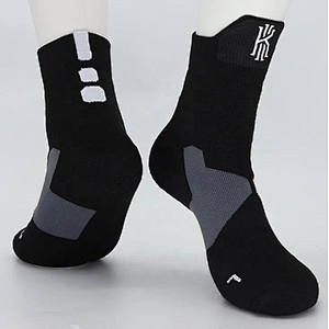 New mid-tube men's basketball socks with towel bottom sports socks